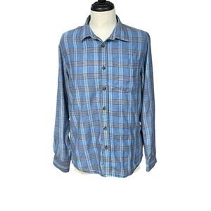 Prana Shirt Mens Size Small Long Sleeve Pocket Button Front Outdoors Lightweight